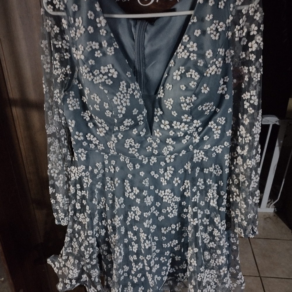 Blue Flower Dress
